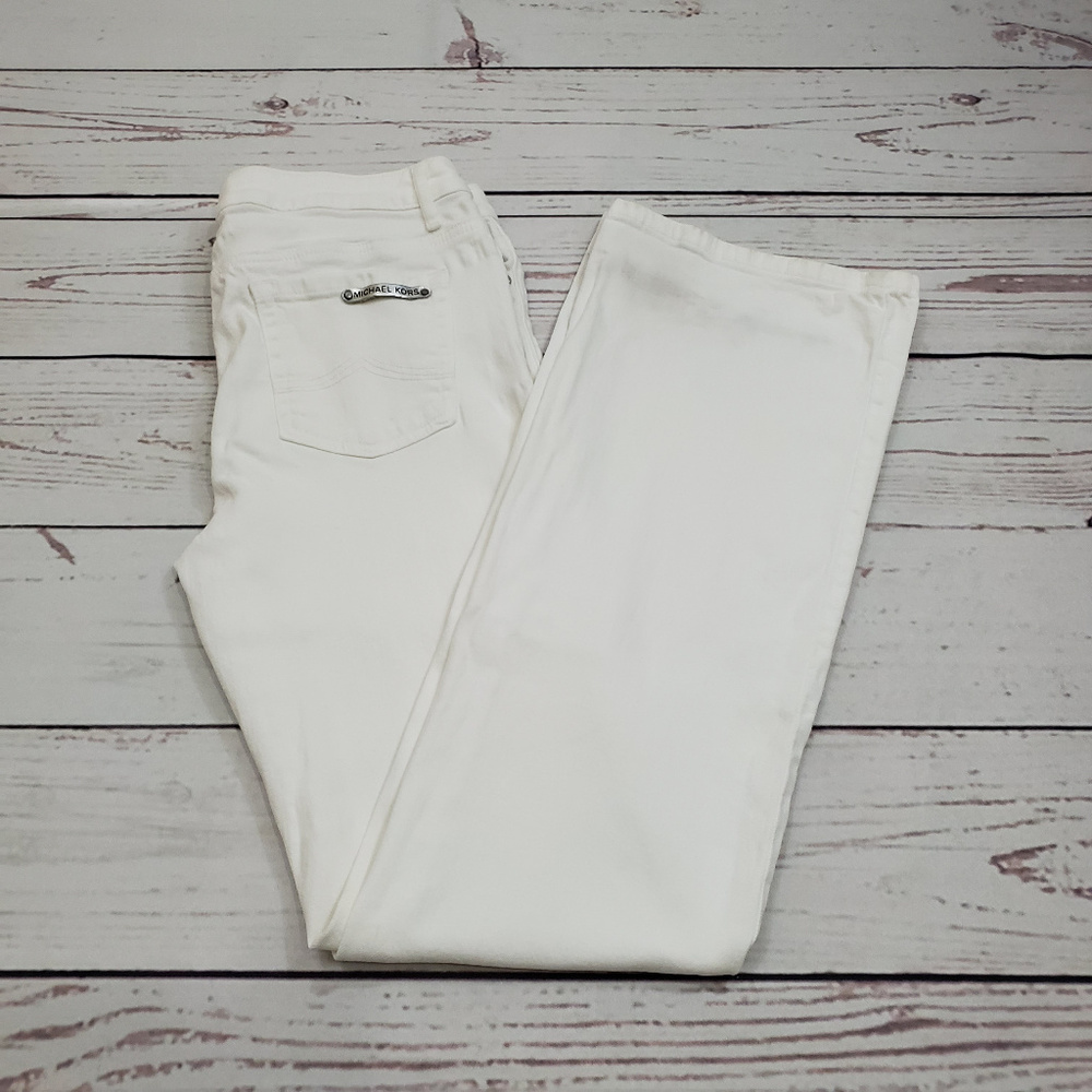 MK Michael Kors Bootcut Jeans Size 8 | White